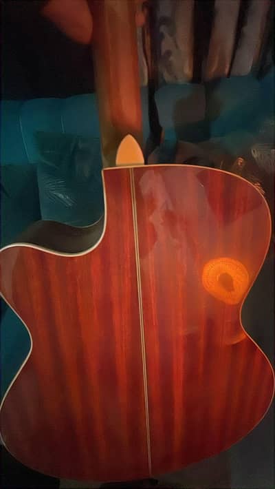 Oriental cherry professional acoustic guitar