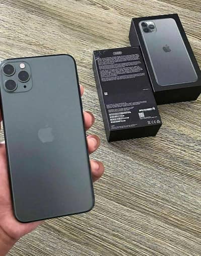 I phone 11 pro max  black colour PTA approved 256 gp