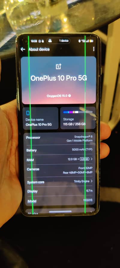 ONEPLUS 10 PRO 5G 12/256 GB PTA APPROVED DUAL SIM