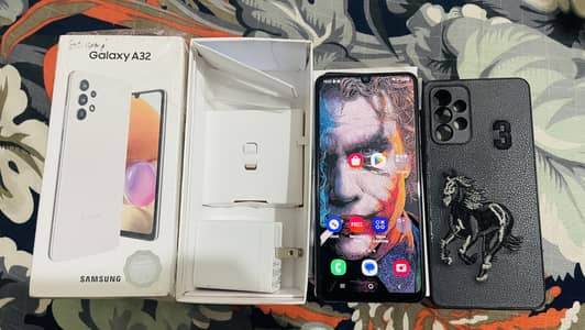 Samsung galaxy a32 with completed accessories 6/128