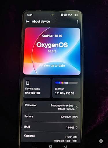 ONE PLUS 11R NON PTA