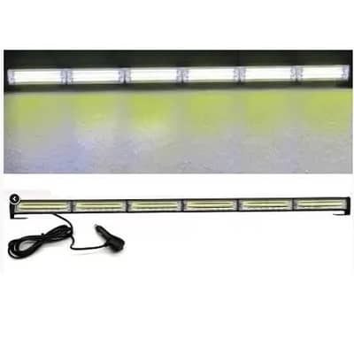 6 led barr light white clr