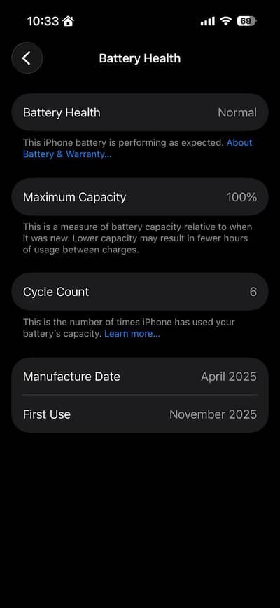 iphone 15 PTA APPROVE 10 month war approve pta 100% health 5 cycle