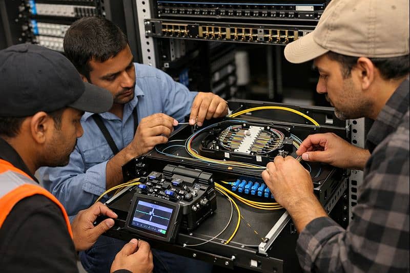 Fiber Optic Cable Splicing, Installation, Testing Commissioning 11