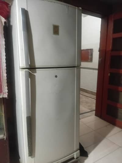 Medium size double door fridge