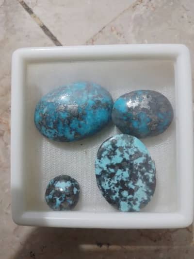 Feroza with pyrite line Original for  jewellery