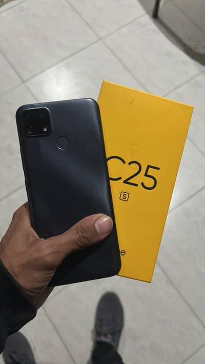 Realme C25s with box 4/128