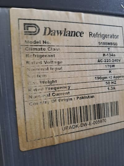 Dawlance refrigerator for sale