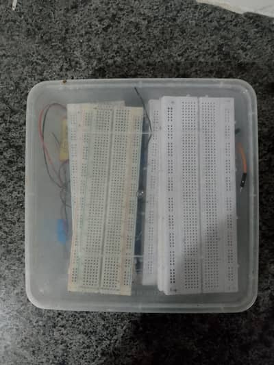 Breadboards, ICs, Resistors, Capacitors, DLD equipments