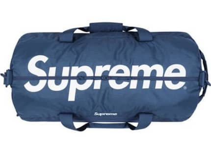 Duffle bag in blue