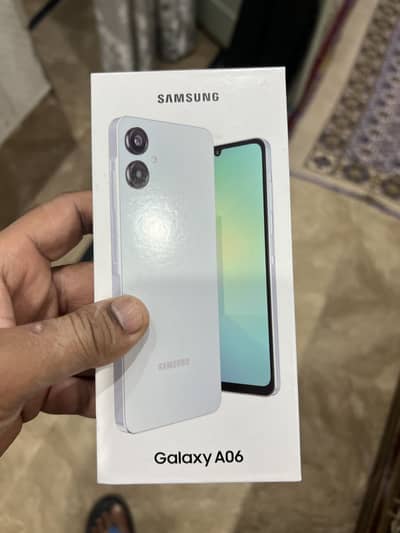 Samsung A06 dual pta 6.128gb some month use first owner with jenianbox