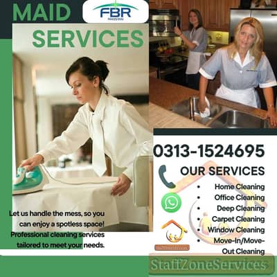 Maid / Babysitter/ Nannies / housekeeper/ cook / driver / nurse