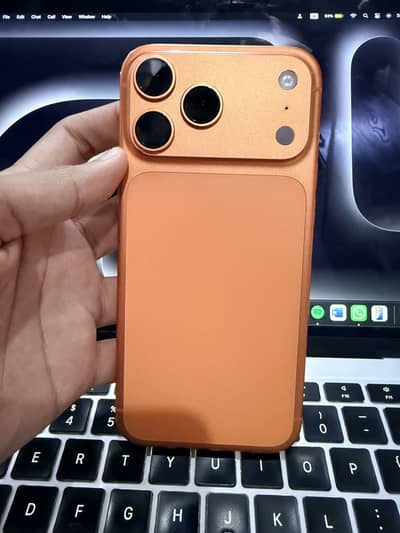 I phone 17 pro max cosmic orange