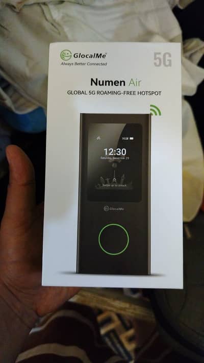 GlocalMe Numen Air 5G Global Portable WiFi Hotspot (Unlocked)