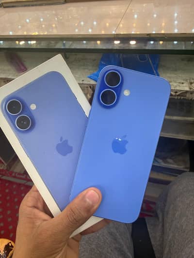 Apple Iphone 16 blue colour jv 10/10