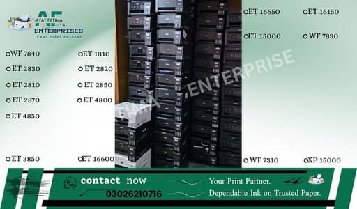 Epson Ecotank All in one Printer 03026210716