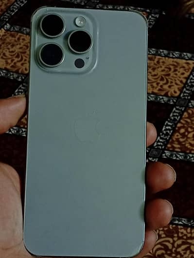 I phone 15 pro max 256 GB natural titanium non pta  jv