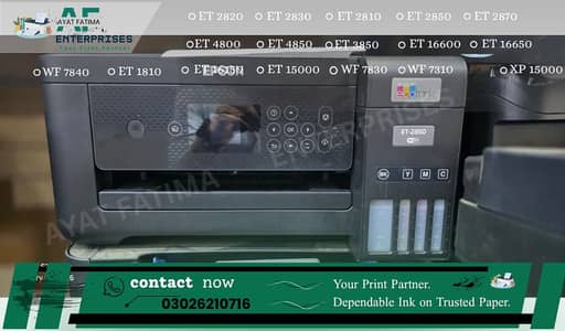 Epson EcoTank | Wireless All-in-One | Print, Scan & Copy