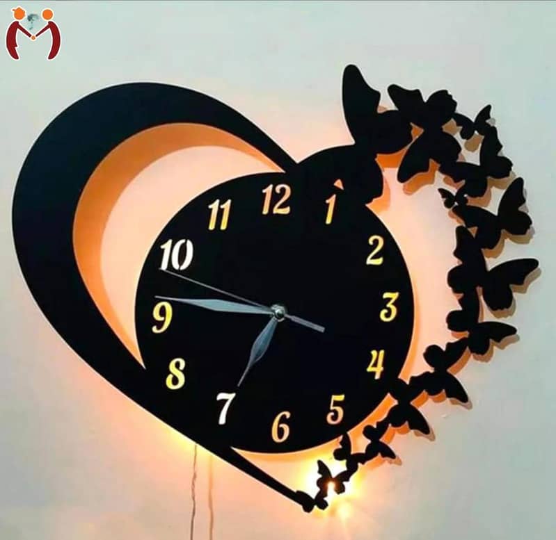 3D wall Clock 1