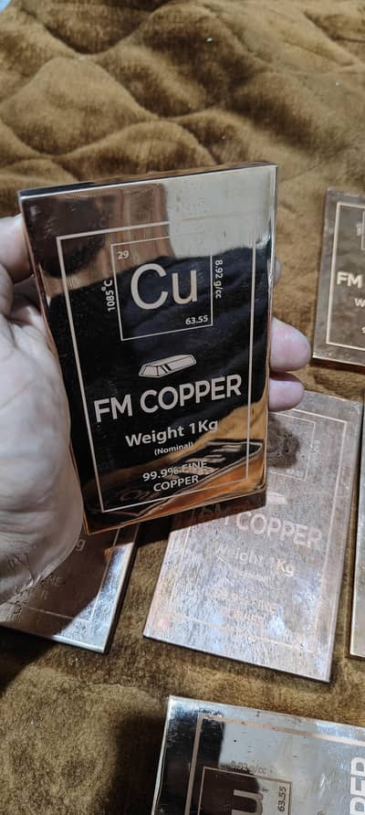 FM COPPER BAR 99.9% Pure 1 Kg