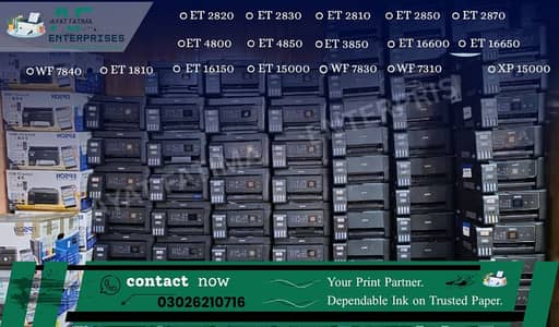 EcoTank All-in-One | WiFi | Chipless | Massive Savings!