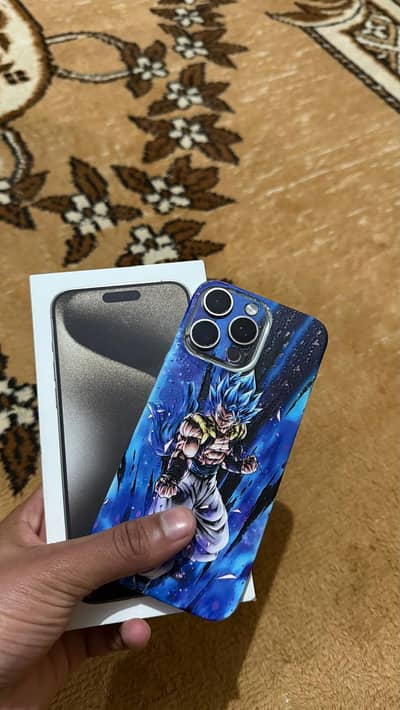 15 pro max non pta 256 gb back damage