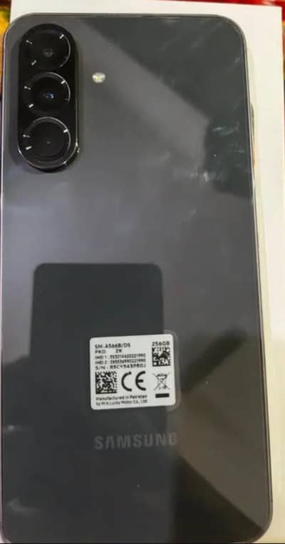 Samsung Galaxy a56 new 12/256 PTA 1 month use WhatsApp 03004261063