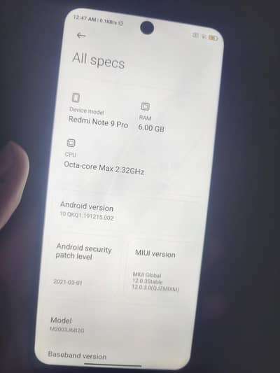 Redmi Note 9 Pro 6/128