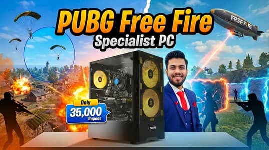 PUBG, Freefire Specialist Pc | PUBG Gaming Pc | Freefire Gaming Pc