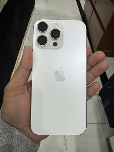 iPhone 16 pro max Factory Unlock 256gb Non PTA White Titanium