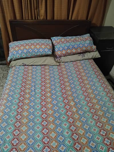 4 by 6.5 feet bed with