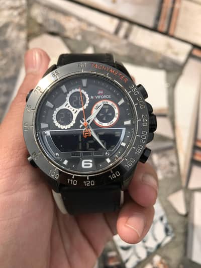 Orignal naviforce dual time watch