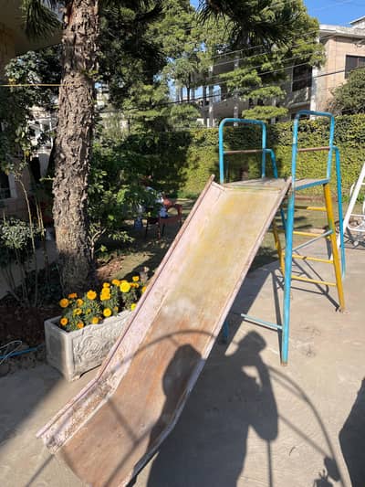 Durable Iron Kid's Garden Slide – Perfect for Outdoor Play