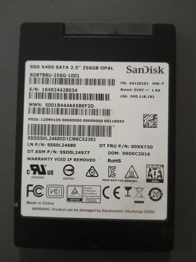 SSD SanDisk Opal 256GB