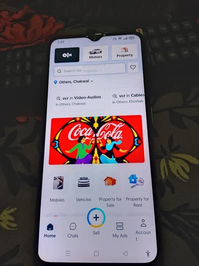 OPPO A5 2020 WITH BOX  4+3=128