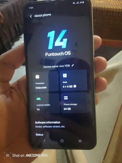 Vivo y03t 4 64 urgent sale