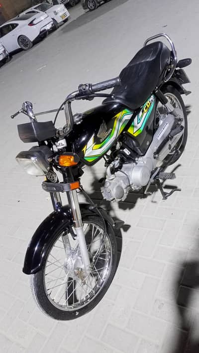 Honda CD70 2023 model Karachi num 1st owner Genuine condition