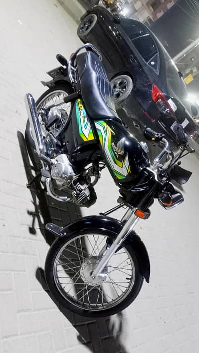 Honda CD70 2023 model Karachi num 1st owner Genuine condition