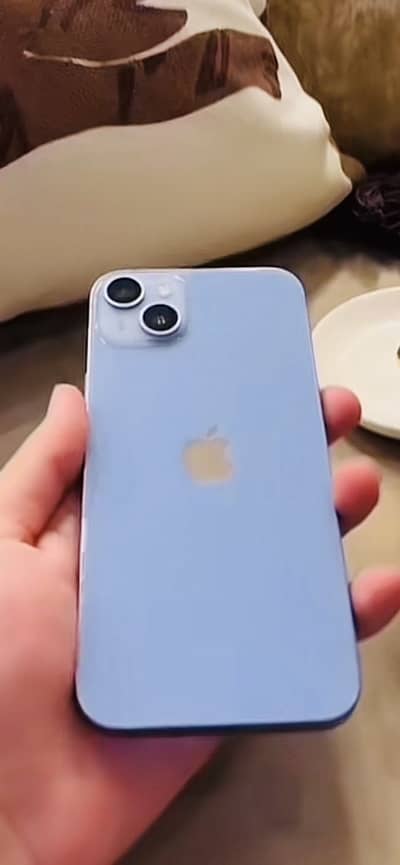 I phone 14 plus 128 gb with box 2 month sim time