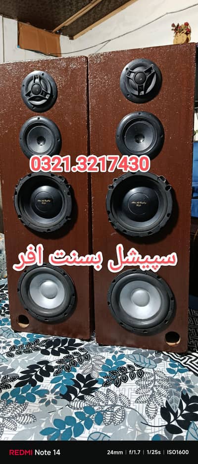 Doub8"inch Double Woofer Pair Hifi Bass and Outclass sound