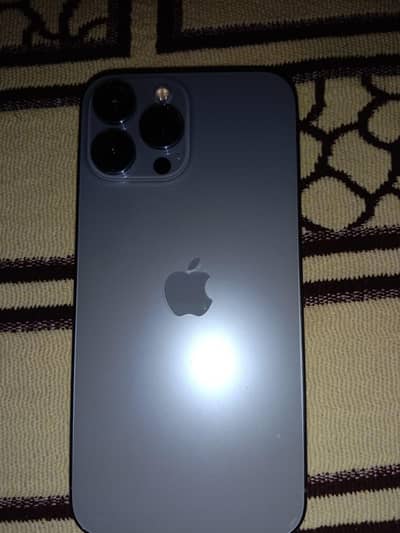 i phone 13 pro max 256gb with box 03073494520 what's ap