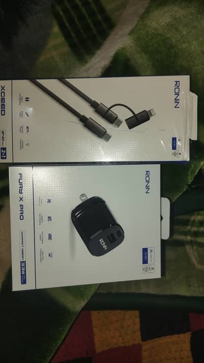 Ronin Fury X Pro adapter and 2 in 1 cable.