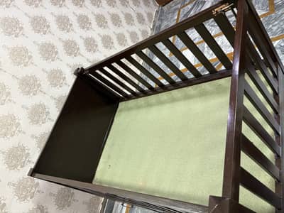 Baby wooden cot