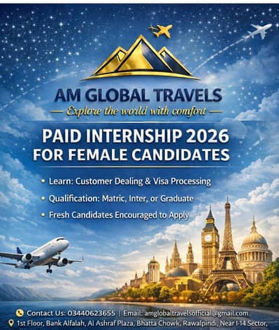 Paid Internship For Fresh Candidates