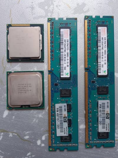 I'm selling 2 prosser cori i5 and cour 2du and 2 ram 2 gb