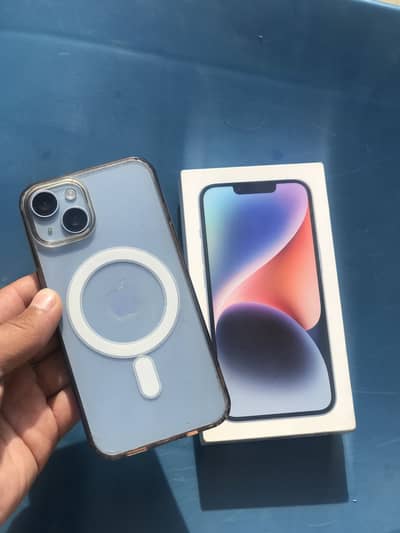 iPhone 14. With BOX. 128 JV.