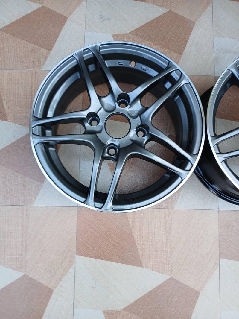 14 inch 6jj 4 Nut 114 PCD Alloy Rims - Tyres - 1110649265