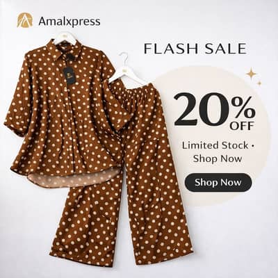 Drop Shoulder Women Co-Ord Set | Casual Wear