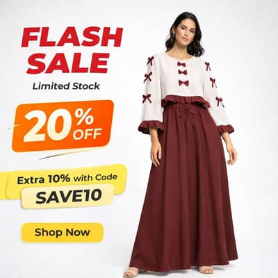 Elegant Ribbon Tie Maxi Dress – Stylish Two-Piece Outfit