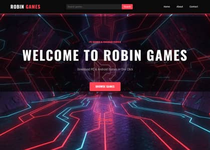 Gaming WebSite